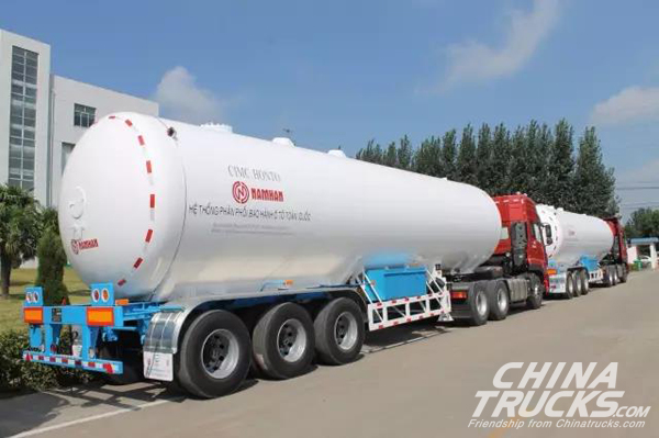 CIMC’s Export of LPG Semitrailers to Vietnam Co<em></em>ntributes to One Belt One Road