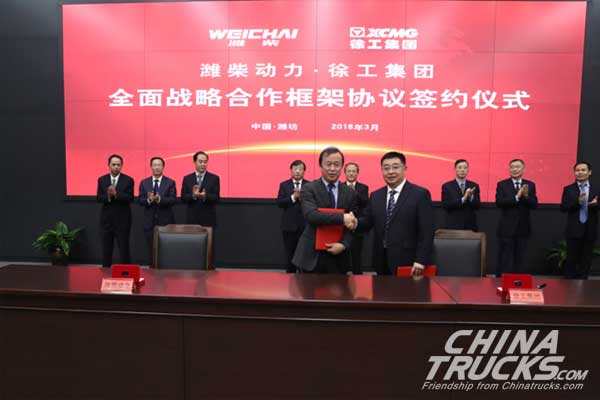 XCMG Deepens Partnership with Weichai Power