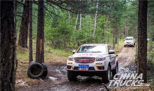 JAC T6 Competed in 2018 North Asia Rally
