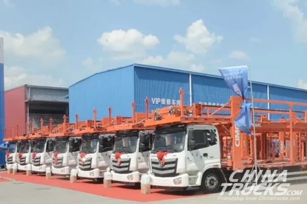 100 Units New Foton Auman ETX Car Carriers Delivered to Cho<em></em>ngqing Customer