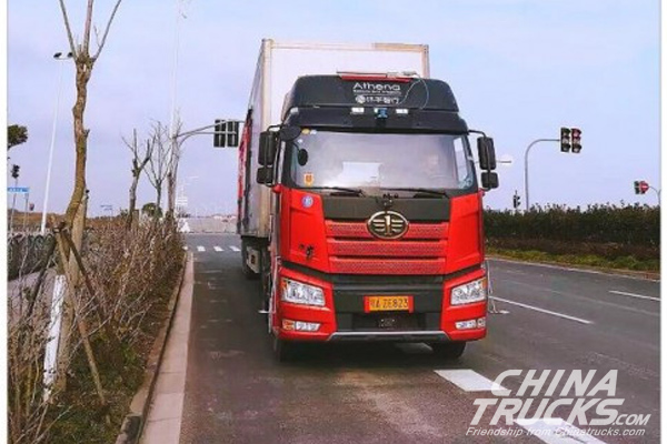 In-Driving Tech Puts Two Self-driving Trucks into Operation in Shanghai