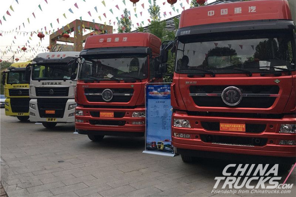 28 Units Sitrak/Styr Trucks Ordered by Customers in Tongchuan