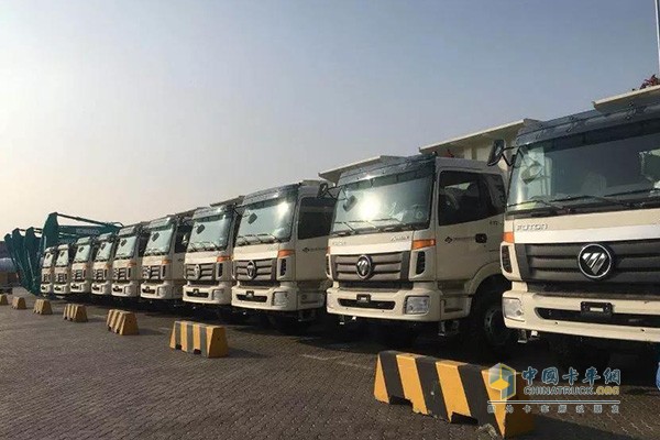 145 Units Foton Heavy-duty Trucks Assist Infrastructure Co<em></em>nstruction in Guinea