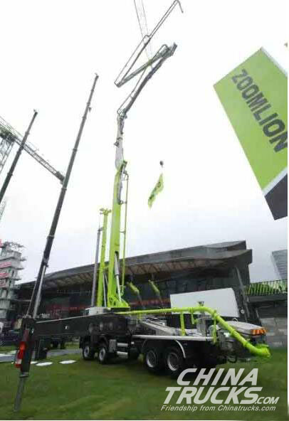 ZOOMLION Product 4.0 Army Showed in bauma 2016