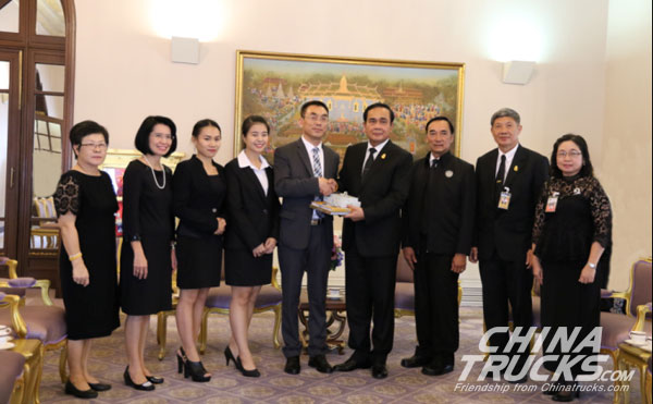 Thai Prime Minister Prayut Chan-o-Cha Met the Representative of Linglong Tire