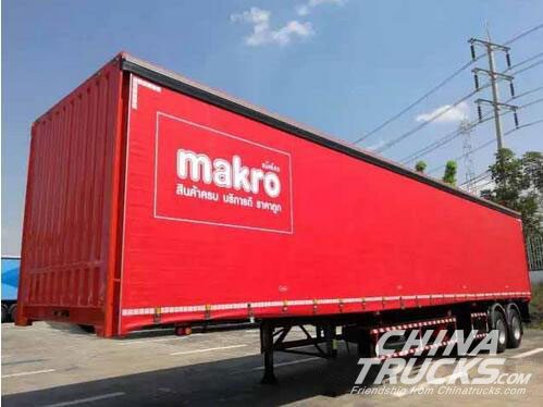 CIMC Van Semi Trailers Exported to Thailand in CKD Mode