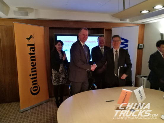 FAW Jiefang Signs Agreement with Continental AG