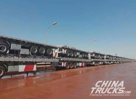 CIMC TONGHUA Deliver Export Semi-trailers to Parkistan 