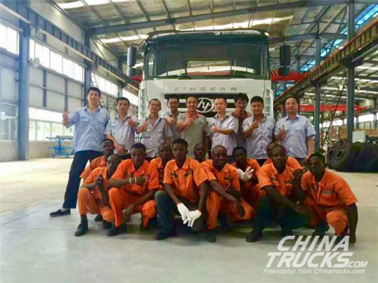 First SAIC-IVECO Hongyan CKD Heavy-duty Truck Rolls Off in Nigeria