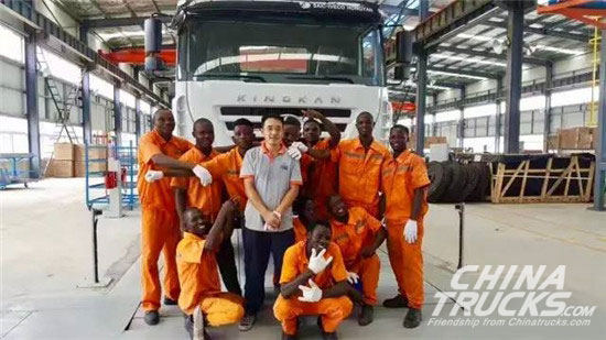 First SAIC-IVECO Hongyan CKD Heavy-duty Truck Rolls Off in Nigeria