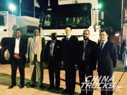 Sinotruk Shows Off Its HOWO Trucks at Khartoum Exhibition