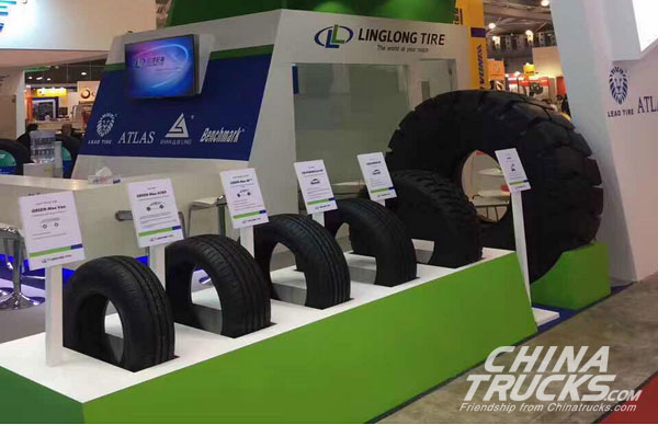 Linglong Tire in Tyrexpo Asia 2017
