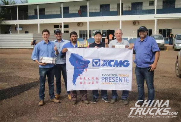 XCMG Qualified Services Spread over 7 Countries in South America 