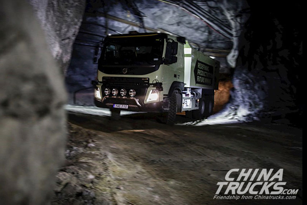 Volvo Tests Self-Driving Trucks in a Mine in Sweden