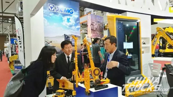  XCMG Obtains Intention Orders of about USD 10 mln at Thailand INTERMAT ASEAN 20