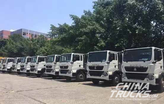 24 SINOTRUK T5G Trucks Delivered to CNPC