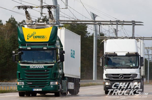 Siemens Builds eHighway in Germany to Charge Electric Trucks