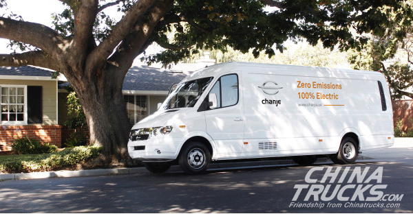 Chanje Electric Delivery Truck from China to go on sale in America this year