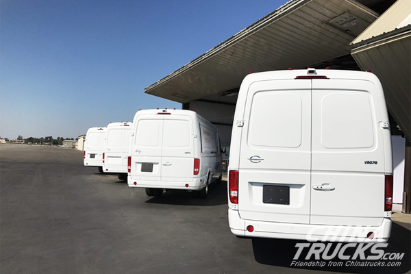 Wulong Electric Logistic Vehicles Arrived in the U.S. Market