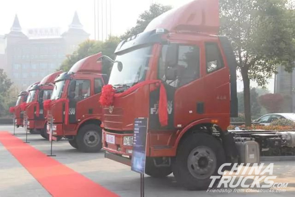 476 Units Jiefang J6L Trucks to Be Delivered to Suzhou