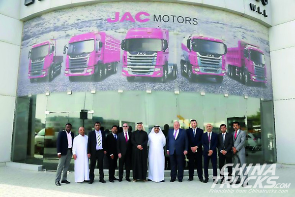 JAC Qatar Dearler Delivers Seven Units of JAC Heavy Truck 