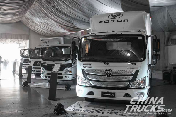   Foton Philippines launches 2018 Tornado M4.2C truck with Euro4 Engine