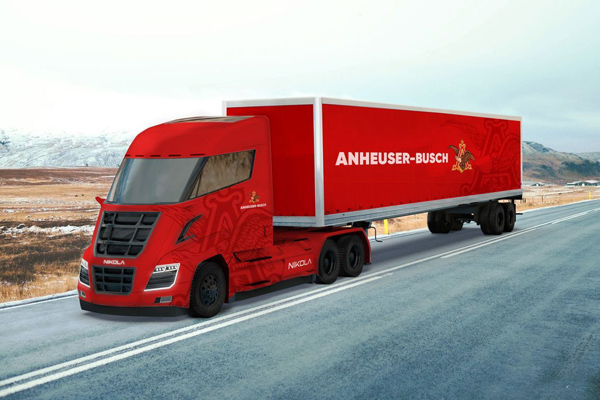Nikola Gets Big Order for 800 Trucks from Anheuser-Busch