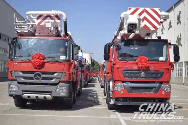 XCMG Gets an Order for V5 Firefighting Trucks Worth Fifty Million Yuan