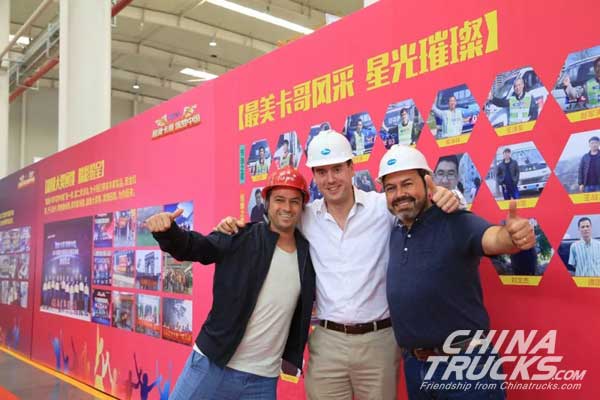 The winners of "Mr. JAC" came to China to accept their prizes