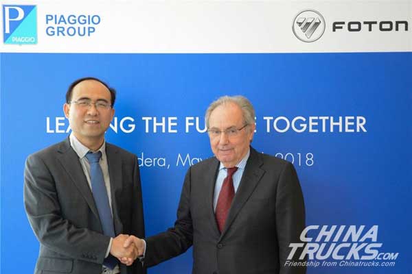 Foton Motor and Italy Piaggio Team up for New Range of LCVs