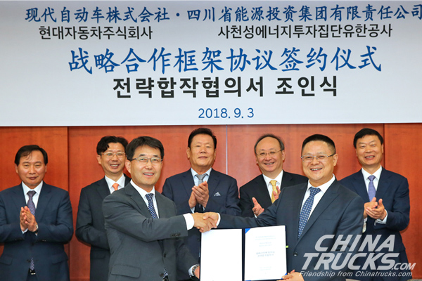 Hyundai Motor Agrees New Truck Partnership with Sichuan Energy in China