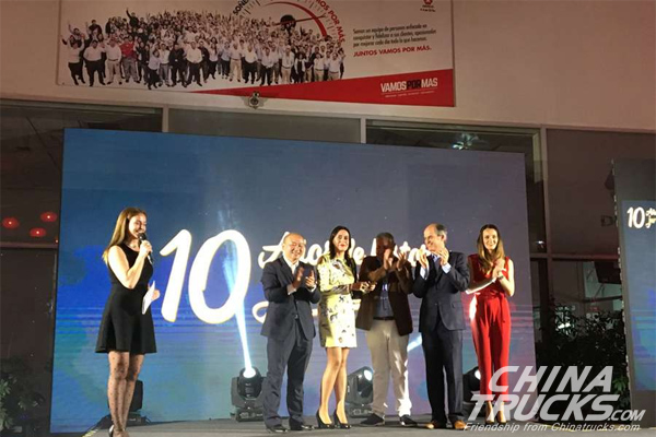 The 10th Anniversary Ceremony of JAC in Chile is Held Grandly