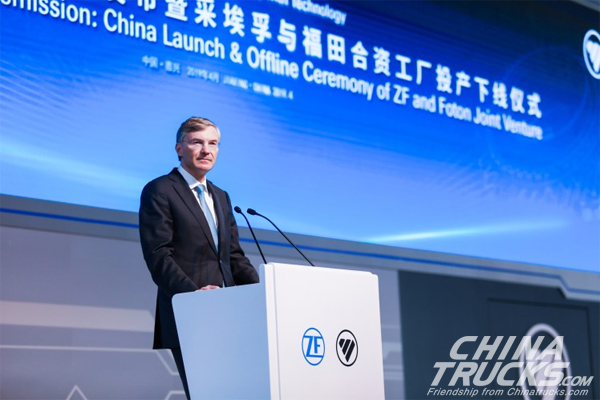 ZF and Foton Open Joint Transmission Plant in China, Advancing Automation for CV