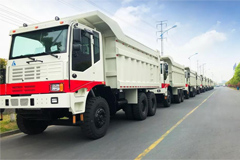 60 Units Mine Dumping Trucks with Weichai Engines Start Operation in Guinea