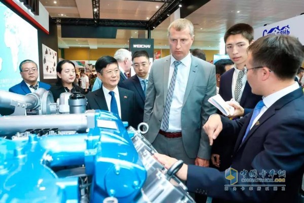 Weichai Brought Products on Display in China-Belarus Industrial Park