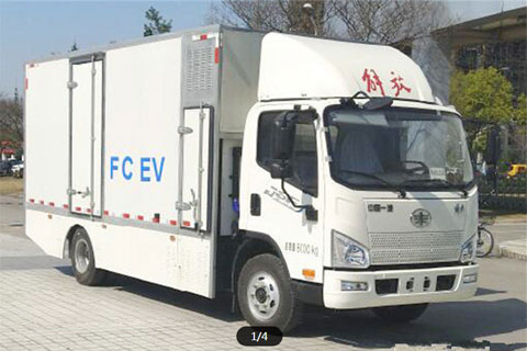 FAW Jiefang J6F 8T 4.51m Single Row Hydrogen Vehicle+Shanghai EDRIVE Power