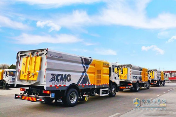 10 Units XCMG Urban Cleaning Vehicles Delivered to Chongqing for Operation