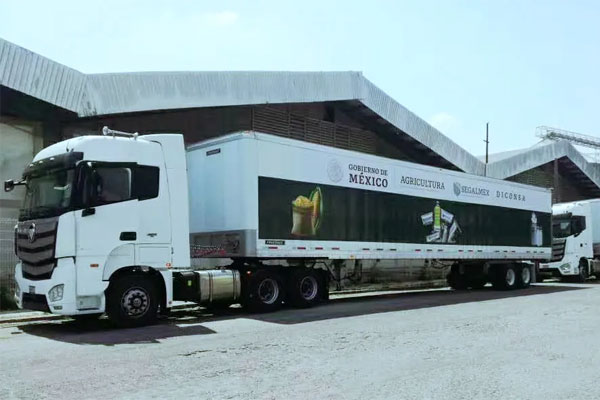 Foton Completes the Delivery of 530 Auman Trucks to Mexico for Grain Distributio