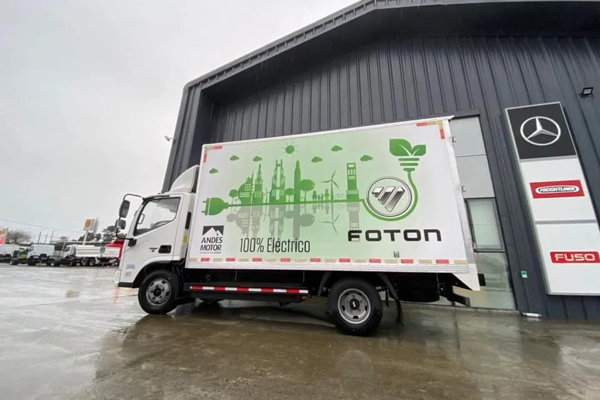 Foton All-Electric Truck Starts Operation in Chile