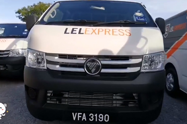Foton Malaysia Delivered First Batch of 152 Units of Foton C2 Vans to LEL Expres