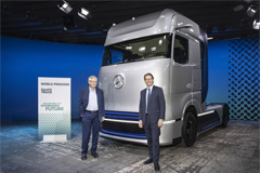 Daimler Presents ‘GenH2' Mercedes-Benz Fuel-Cell Concept Truck