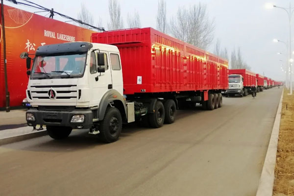 30 Units Beiben 2638SZ Heavy-duty Trucks Delivered to Mongolia for Operation