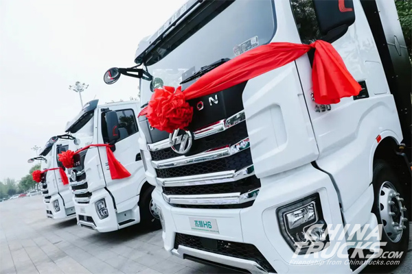 SAIC Hongyan Delivers 1,000 Units Electric Heavy-duty Trucks to Tangshan