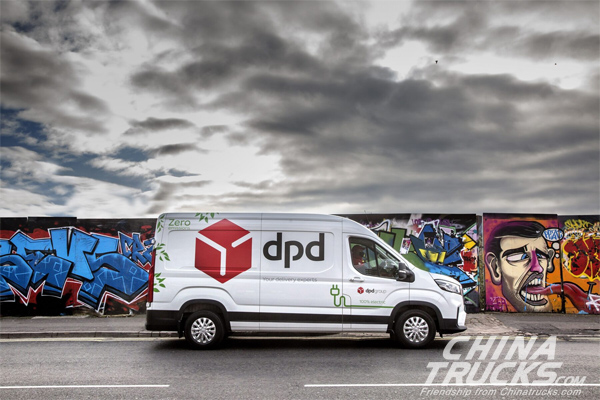 MAXUS SUPPLY DPD WITH 750 ELECTRIC VANS