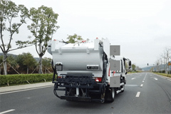 FULONGMA Airtight Pressure-fill High-efficiency Kitchen Waste Truck Is Coming