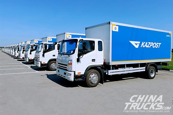 JAC Delivered 62 Commercial Vehicles to Kazakhstan for Postal Service