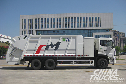 FULONGMA Electric Garbage Compactor Truck – FLM5250ZYSDFBEV
