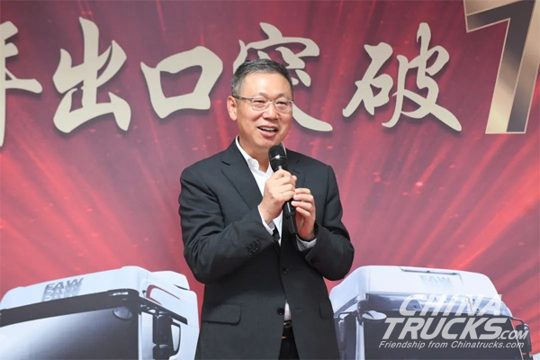 Jiefang`s YTD Commercial Vehicle Exports Totaled 10,018 Units