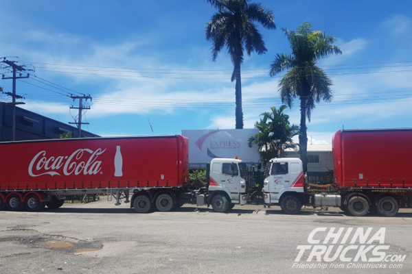 CAMC Trucks Serve in Papua New Guinea