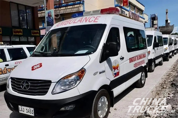 JAC Donated Ambulances and Vans to Help Pandemic Fighting in the Philippines